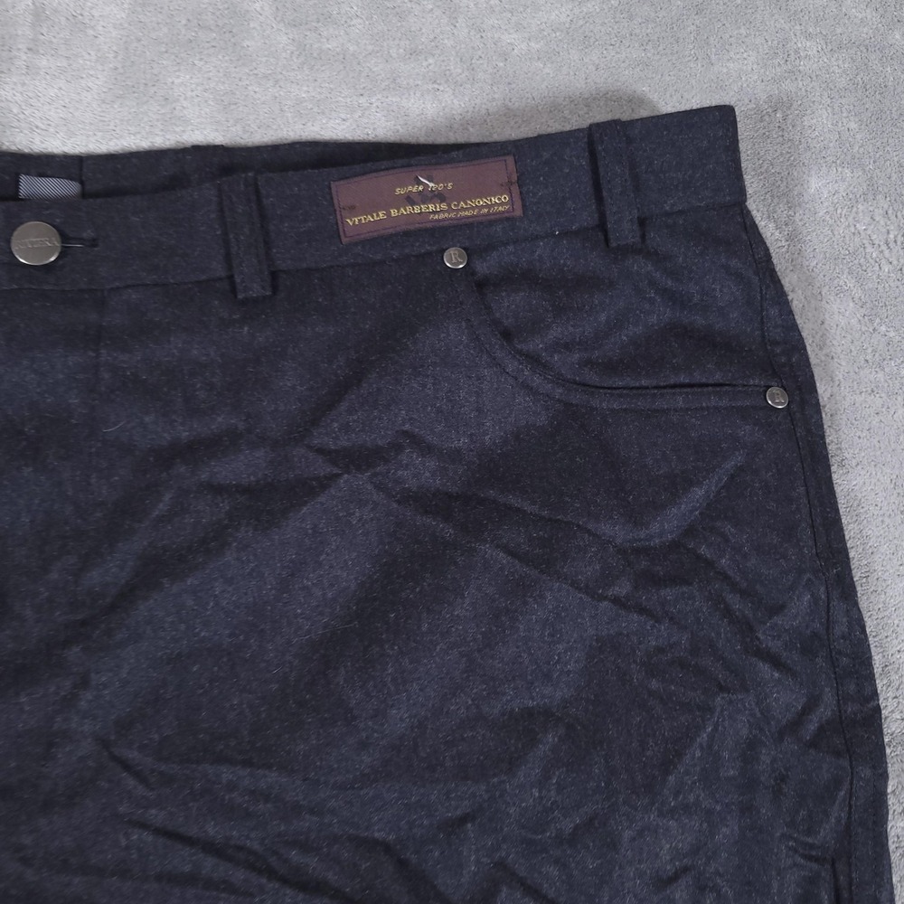 Riviera Jack Victor Pants Mens 44R Wool Vitale Barberis Canonico Italy Dress - Picture 3 of 11